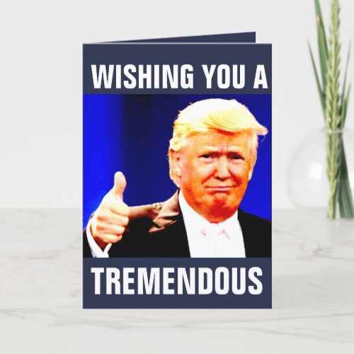 DONALD TRUMP NEW YEARS GREETING CARDS