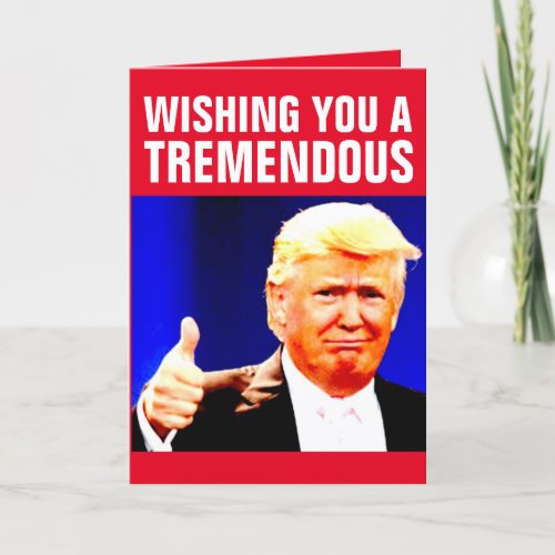 DONALD TRUMP NEW YEARS GREETING CARDS