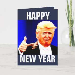 DONALD TRUMP NEW YEARS GREETING CARDS