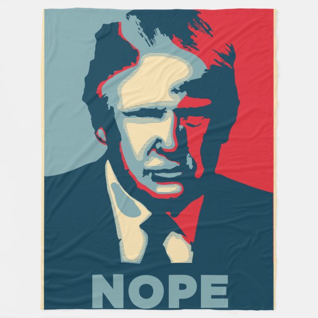 donald trump nope blanket (Front)