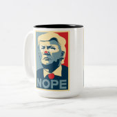 Donald Trump "NOPE" Coffee Mug (Front Left)