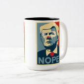 Donald Trump "NOPE" Coffee Mug (Front Right)