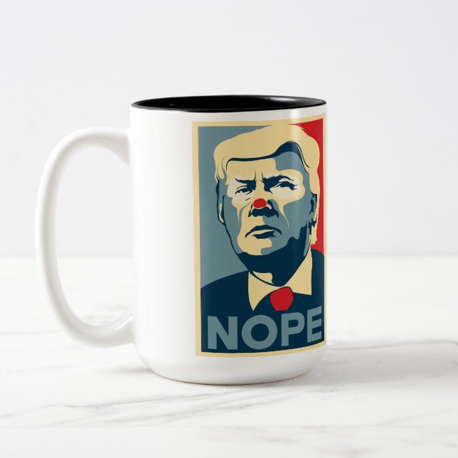 Donald Trump "NOPE" Coffee Mug (Left)