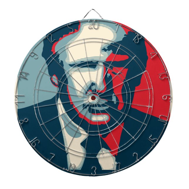 donald trump nope dartboard (Front)
