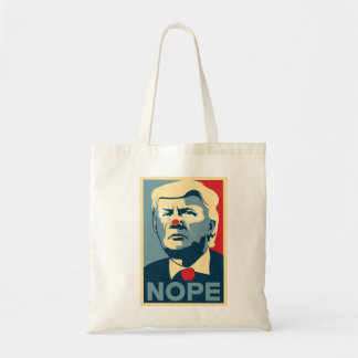 Donald Trump "NOPE" tote Bag