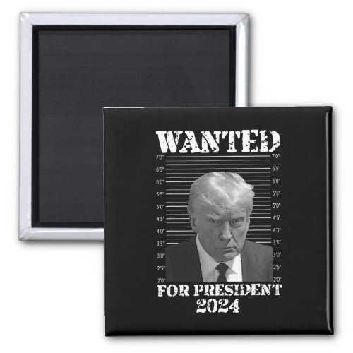 Donald Trump Not Guilty Mug Shot 2024 Wanted For P Magnet