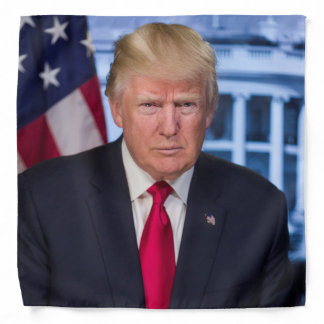 Donald Trump Official Presidential Portrait Bandana