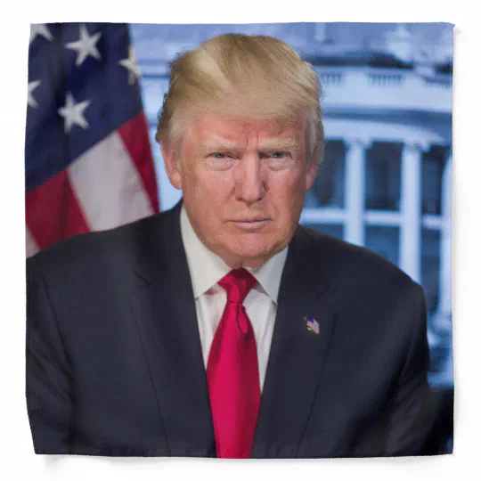 22” x 22” Keep America Great Design Square Red Bandana Donald Trump 2020 