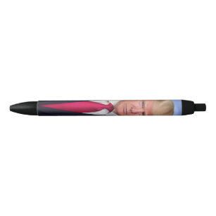 Donald Trump Official Presidential Portrait Black Ink Pen