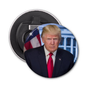 Donald Trump Official Presidential Portrait Bottle Opener
