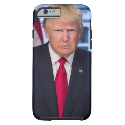 Donald Trump Official Presidential Portrait Tough iPhone 6 Case