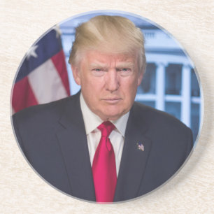 Donald Trump Official Presidential Portrait Coaster