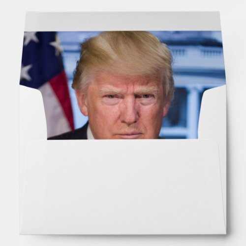 Donald Trump Official Presidential Portrait Envelope