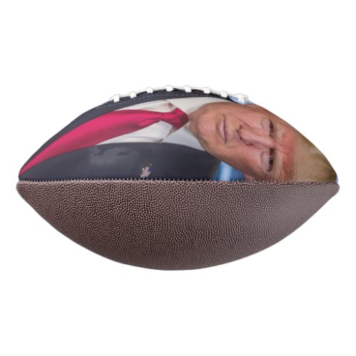 Donald Trump Official Presidential Portrait Football