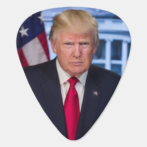 Donald Trump Official Presidential Portrait Guitar Pick