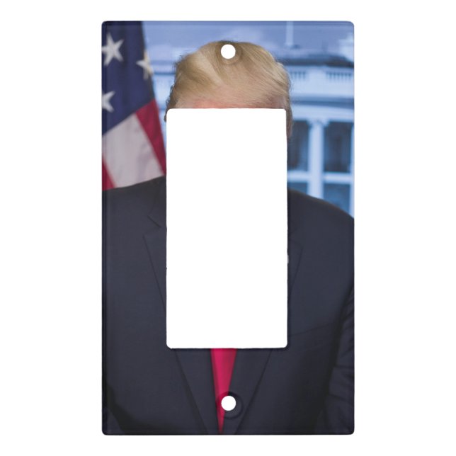 Donald Trump Official Presidential Portrait Light Switch Cover (Front)
