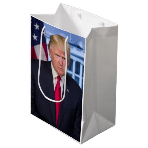 Donald Trump Official Presidential Portrait Medium Gift Bag