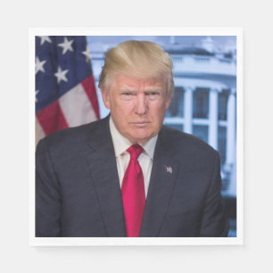 Donald Trump Official Presidential Portrait Napkins