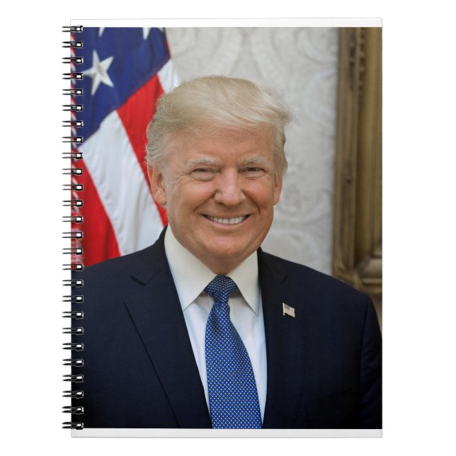 Donald Trump Official Presidential Portrait Notebook (Front)