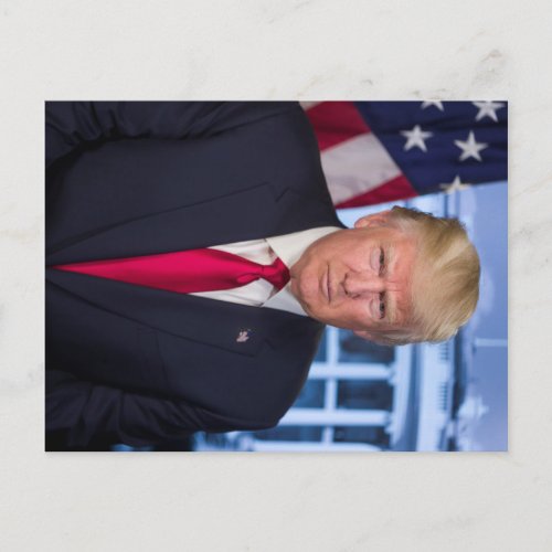 Donald Trump Official Presidential Portrait Postcard