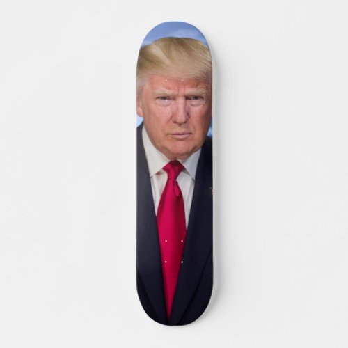 Donald Trump Official Presidential Portrait Skateboard