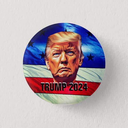Donald Trump  Old Glory Button