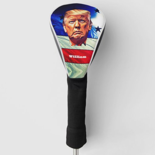 Donald Trump Old Glory Golf Head Cover