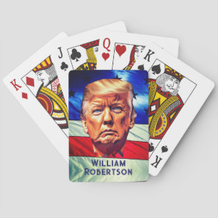 Donald Trump Old Glory Poker Cards