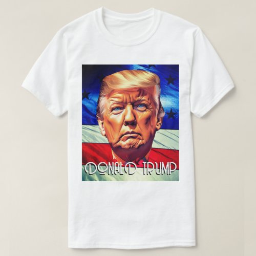 Donald Trump  Old Glory T_Shirt