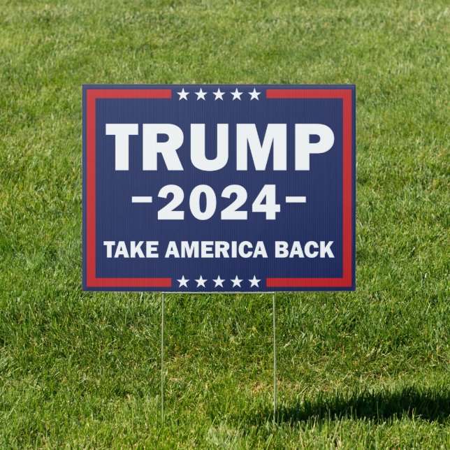 Donald Trump Outdoor Sign 2024 - 18x24 (Insitu)