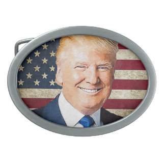 Donald Trump Oval Belt Buckle