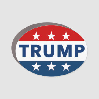 Donald Trump Oval Car Magnet