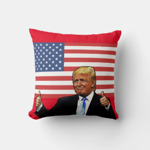 DONALD TRUMP PATRIOTIC 4TH OF JULY PILLOWS
