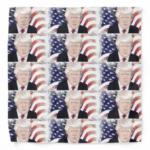 DONALD TRUMP PATRIOTIC BANDANA