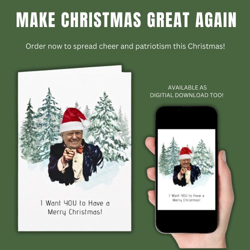 Donald Trump Patriotic Christmas 