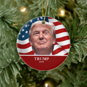 Donald Trump Personalized Name Ceramic Ornament