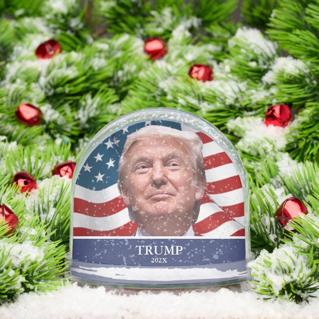 Donald Trump Personalized Name Snow Globe (Christmas)