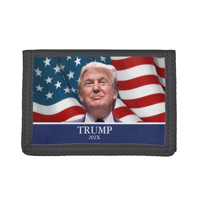 Donald Trump Personalized Name Trifold Wallet (Front)