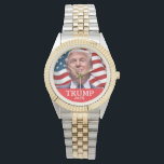 Donald Trump Personalized Name Watch<br><div class="desc">Donald Trump Photo - President Pinback Button</div>