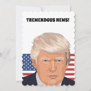 DONALD TRUMP PERSONALIZED WEDDING INVITATIONS