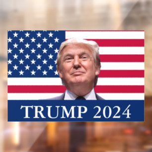Donald Trump Photo - President 2024 Window Cling