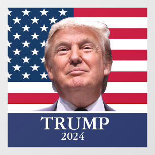 Donald Trump Photo - President 2024 Window Cling