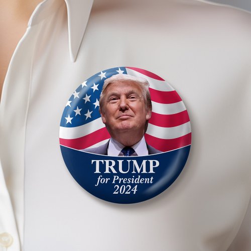 Donald Trump Photo _ President Can Change Year Button