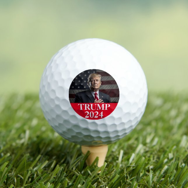 Donald Trump Photo - President enough said  Golf Balls (Insitu Tee)