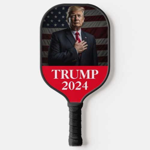 Donald Trump Photo _ President enough said  Pickleball Paddle