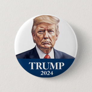 Donald Trump Photo - President -enough said Pinbak Button