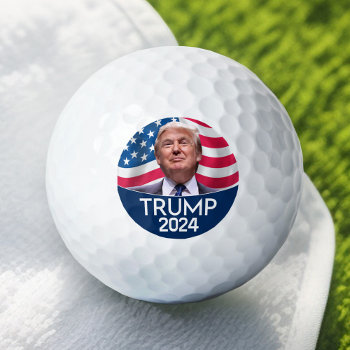 Donald Trump Photo - President  Golf Balls by theNextElection at Zazzle