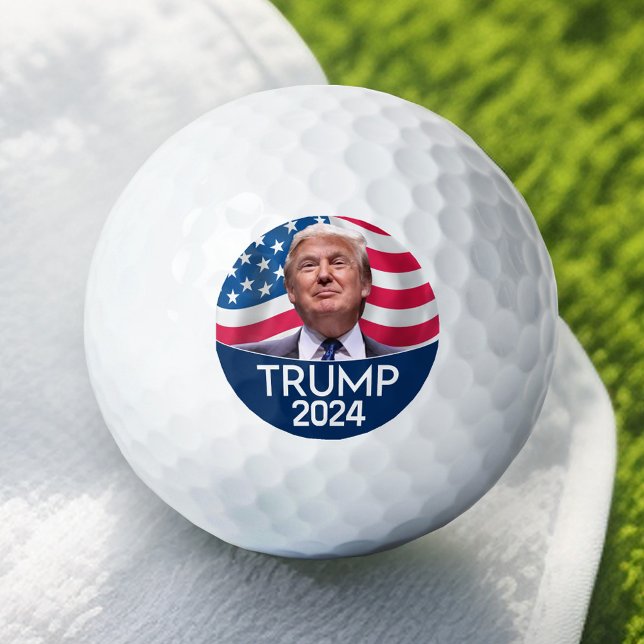 Donald Trump Photo - President  Golf Balls (Trump Golf Ball)