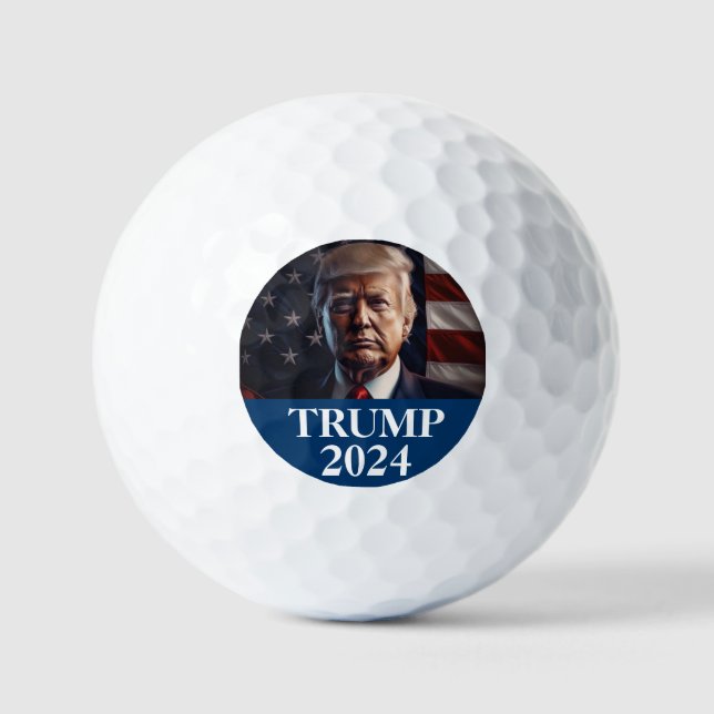 Donald Trump Photo - President Golf Balls (Front)