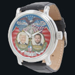 Donald Trump Photo - President Inauguration Watch<br><div class="desc">A victory design featuring the Inauguration date January 20,  2025 and a photo of Donald Trump and JD Vance. Collectible,  vintage look with lots of detail.</div>